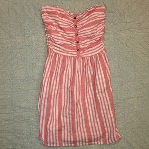 Strapless Dress  W/ Pockets